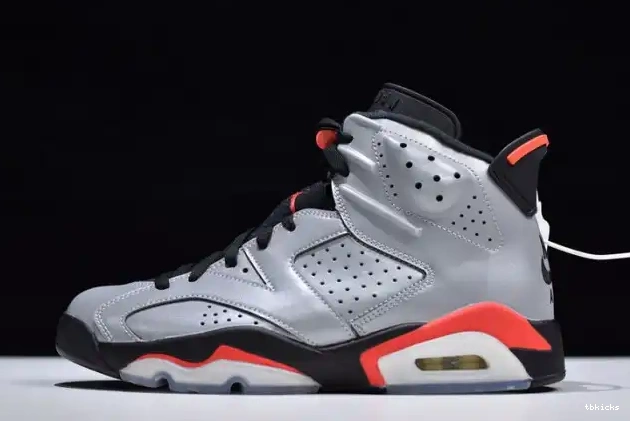 Rep TBK JSP Infrared 6 3M Jordan Air CI4072-001 Reflective 0506
